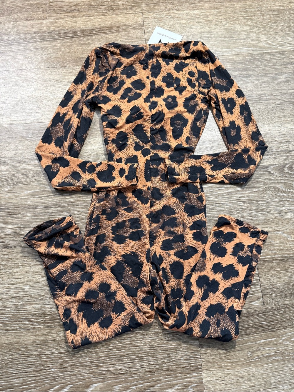 Naked Wardrobe Naked Print Cutout Capri Jumpsuit - Picture 6 of 6